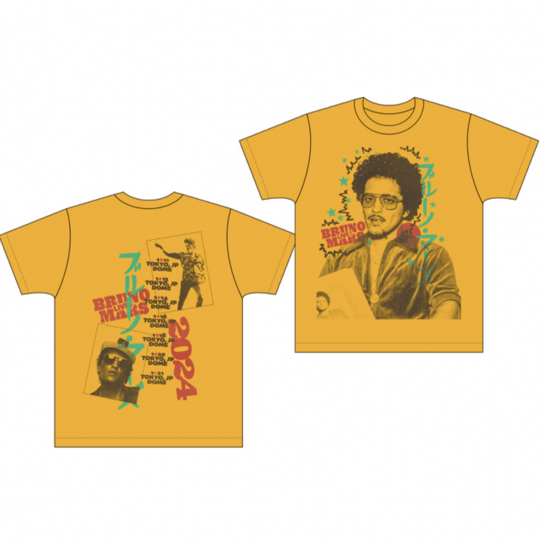 ブルーノマーズ東京ドームコンサートTシャツ Ｌサイズコンサートグッズ