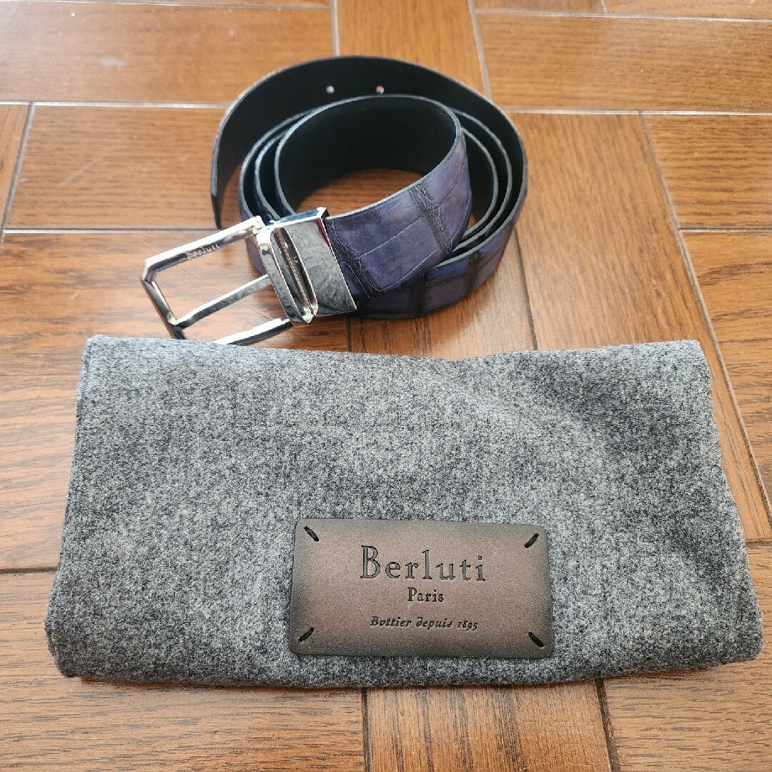 BERLUTI - レア!ベルルッティ Berluti クロコ アリゲーターワニ BERLUTI - レア!ベルルッティ Berluti クロコ アリゲーターワニ