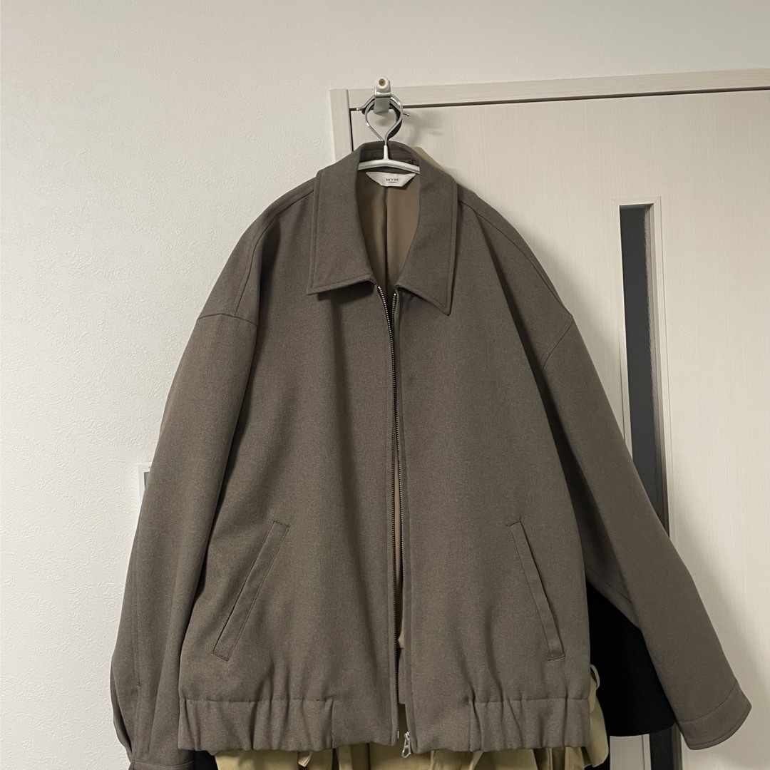 LIDNM(リドム)の<wym> OVERSIZED PE TWILL ZIP BLOUSON メンズのジャケット/アウター(ブルゾン)の商品写真