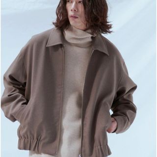 リドム(LIDNM)の<wym> OVERSIZED PE TWILL ZIP BLOUSON(ブルゾン)