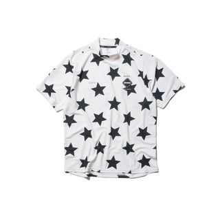 エフシーアールビー(F.C.R.B.)の新品 Sサイズ WHOLE PATTERN S/S MOCKNECK TOP(Tシャツ/カットソー(半袖/袖なし))