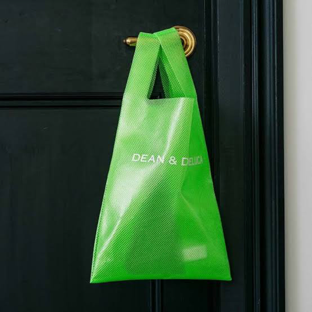 DEAN & DELUCA(ディーンアンドデルーカ)の【新品未開封】DEAN&DELICA 限定エコバッグ ライムグリーン レディースのバッグ(エコバッグ)の商品写真