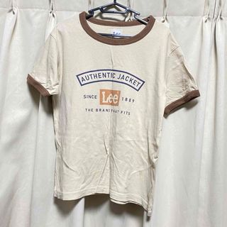 Lee 半袖　Mサイズ　ベージュ(Tシャツ(半袖/袖なし))