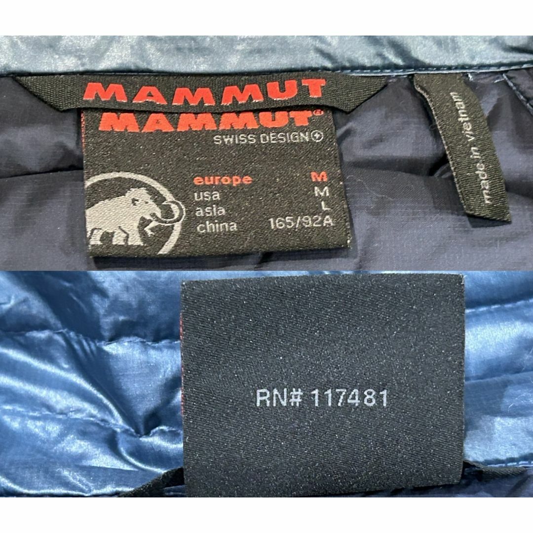 Mammut(マムート)の＊マムート MAMMUT PERTEX ダウン フェザー ジップジャケット レディースのジャケット/アウター(ダウンジャケット)の商品写真