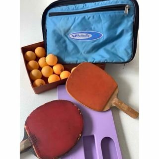 TSP - 🌟再値下　卓球ラケット×2🏓&ラケットケース&ピン球14個