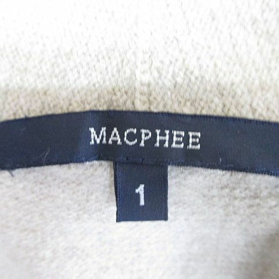 MACPHEE(マカフィー)のマカフィー トゥモローランド 長袖 ニット セーター カシミヤ 1 ベージュ  レディースのトップス(ニット/セーター)の商品写真