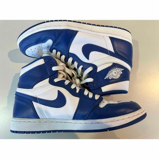 ナイキ(NIKE)のNIKE AIR JORDAN 1 RETRO HI OG STORM BLUE(スニーカー)