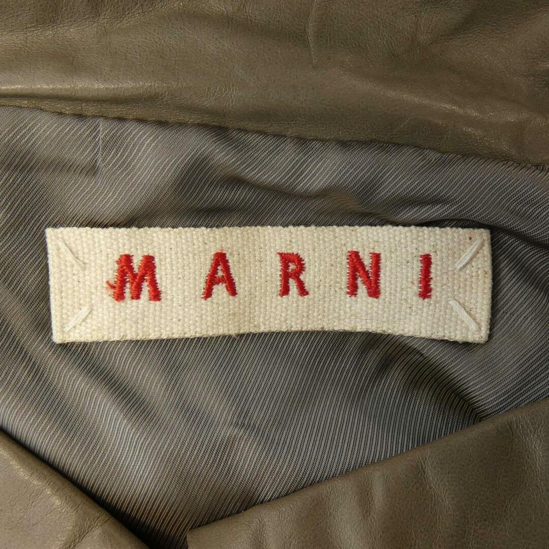 Marni(マルニ)のマルニ MARNI レザージャケット レディースのジャケット/アウター(テーラードジャケット)の商品写真