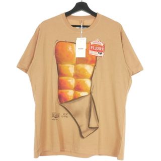 ダブレット doublet 23SS ブレッドプリントTシャツ S ブラウン 茶(Tシャツ/カットソー(半袖/袖なし))