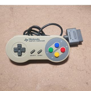 スーパーファミコン(スーパーファミコン)のスーパーファミコン コントローラー 色ヤケあり 動作確認済 ニンテンドー純正品(家庭用ゲーム機本体)