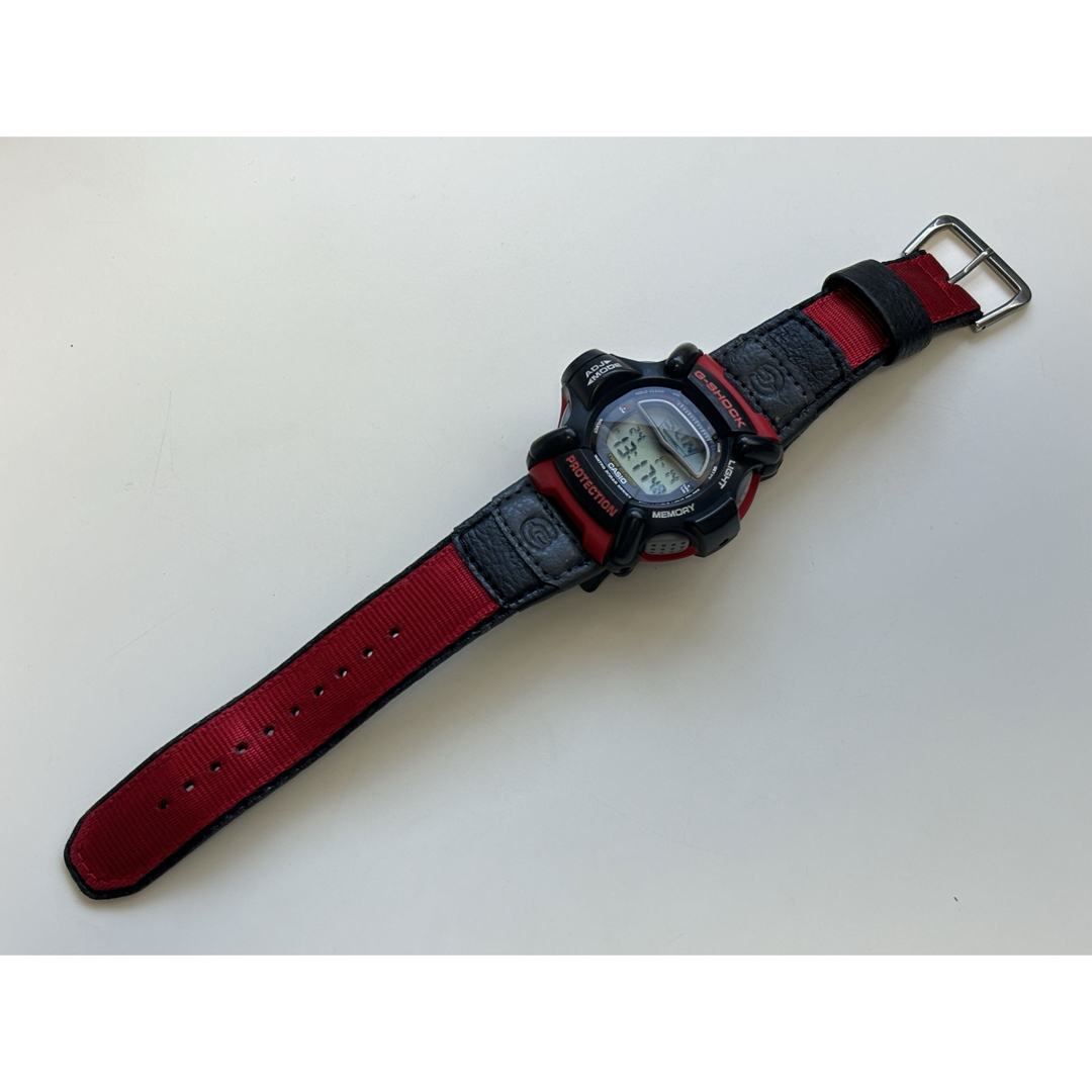 G-SHOCK - G-SHOCK/ビンテージ/DW-9100/温度計/ライズマン/赤黒 G-SHOCK - G-SHOCK/ビンテージ/DW-9100/温度計/ライズマン/赤黒