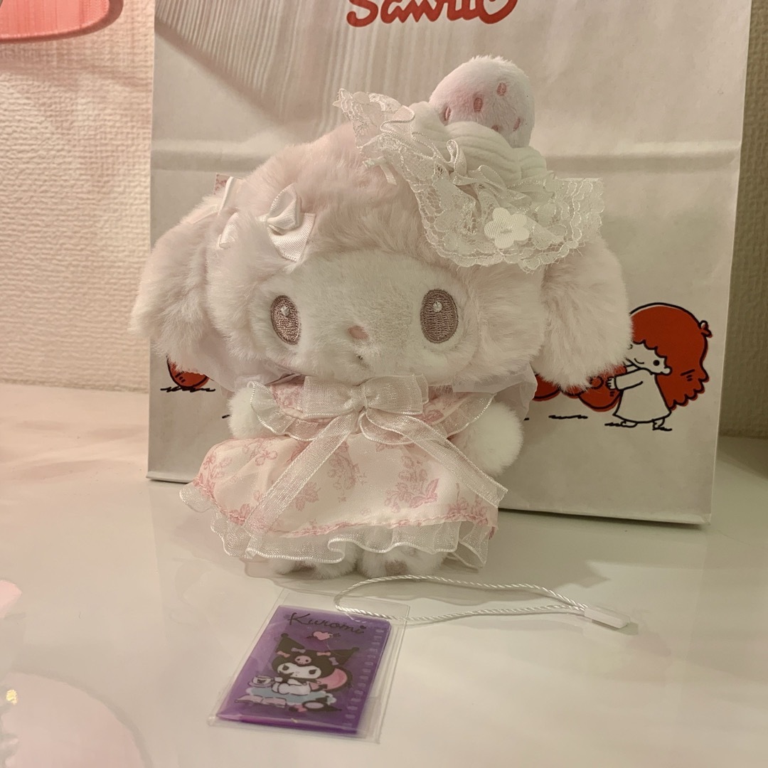 サンリオ - マイメロディ 白いちごのティータイム マスコットホルダー サンリオ - マイメロディ 白いちごのティータイム マスコットホルダー