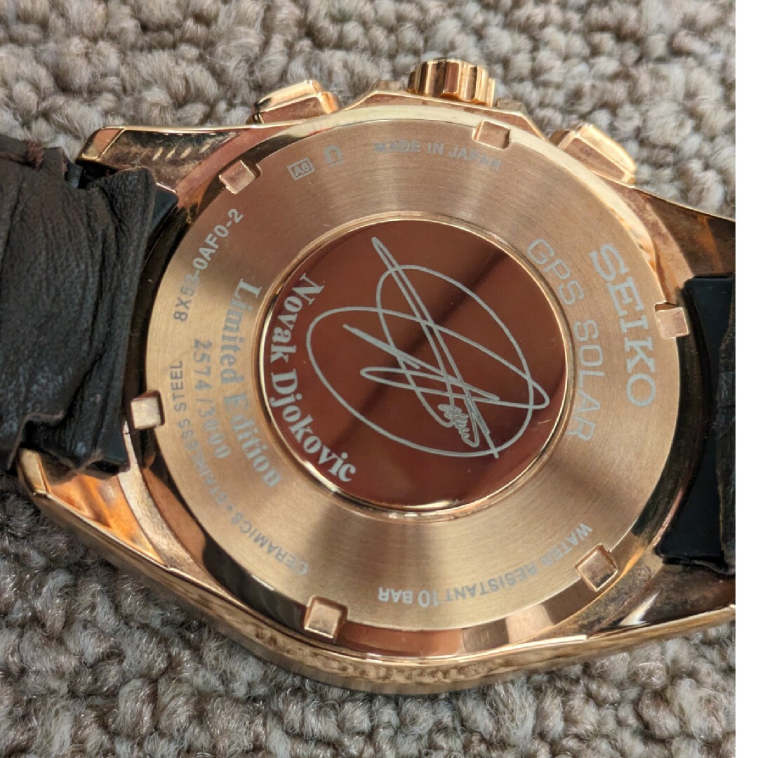SEIKO(セイコー)の不動品　SEIKO セイコー アストロン　ジョコビッチ 2015年 メンズの時計(腕時計(アナログ))の商品写真