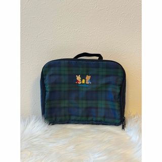 familiar - ファミリア ポーチL チェック レッド 新品 ファミちゃん familiar - ファミリア ポーチL チェック レッド 新品 ファミちゃん