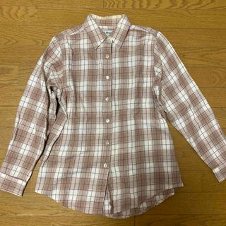 エルエルビーン(L.L.Bean)のL.LBean チェック　シャツ　ピンク　ブラウン(シャツ/ブラウス(長袖/七分))