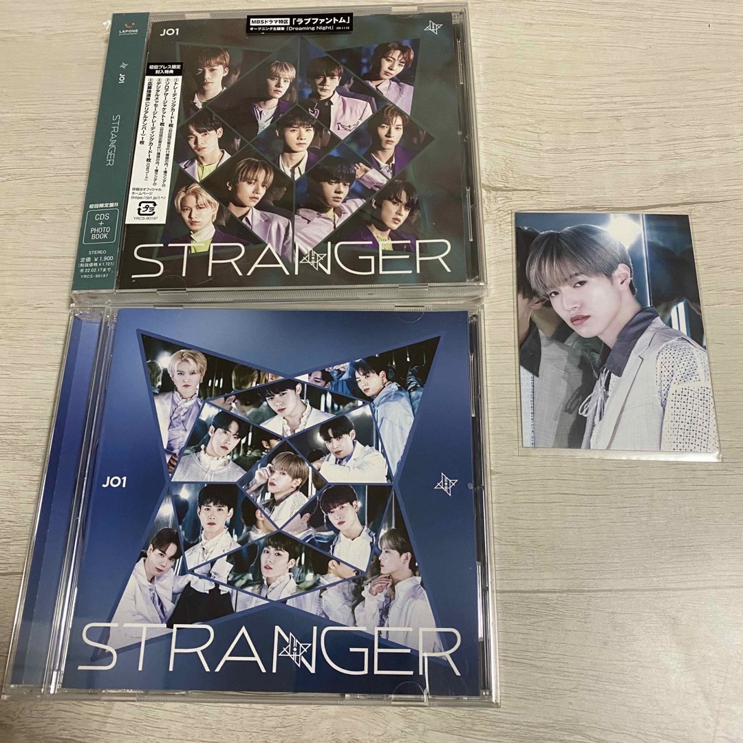 JO1(ジェイオーワン)のJO1 STRANGER CD B 通常 セット 大平トレカ エンタメ/ホビーのCD(ポップス/ロック(邦楽))の商品写真