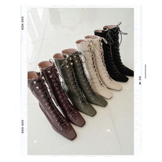 ハーリップトゥ(Her lip to)のherlipto Lace-Up Ankle Boots(ブーツ)