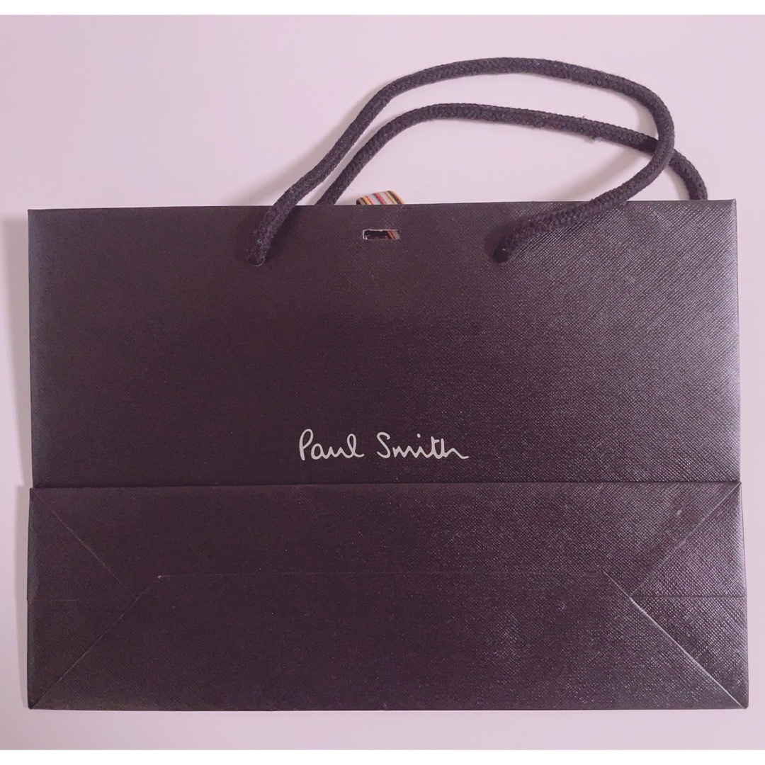 Paul Smith(ポールスミス)のPaul Smith 紙袋 ショッパー ブラック 黒 リボン レディースのバッグ(ショップ袋)の商品写真