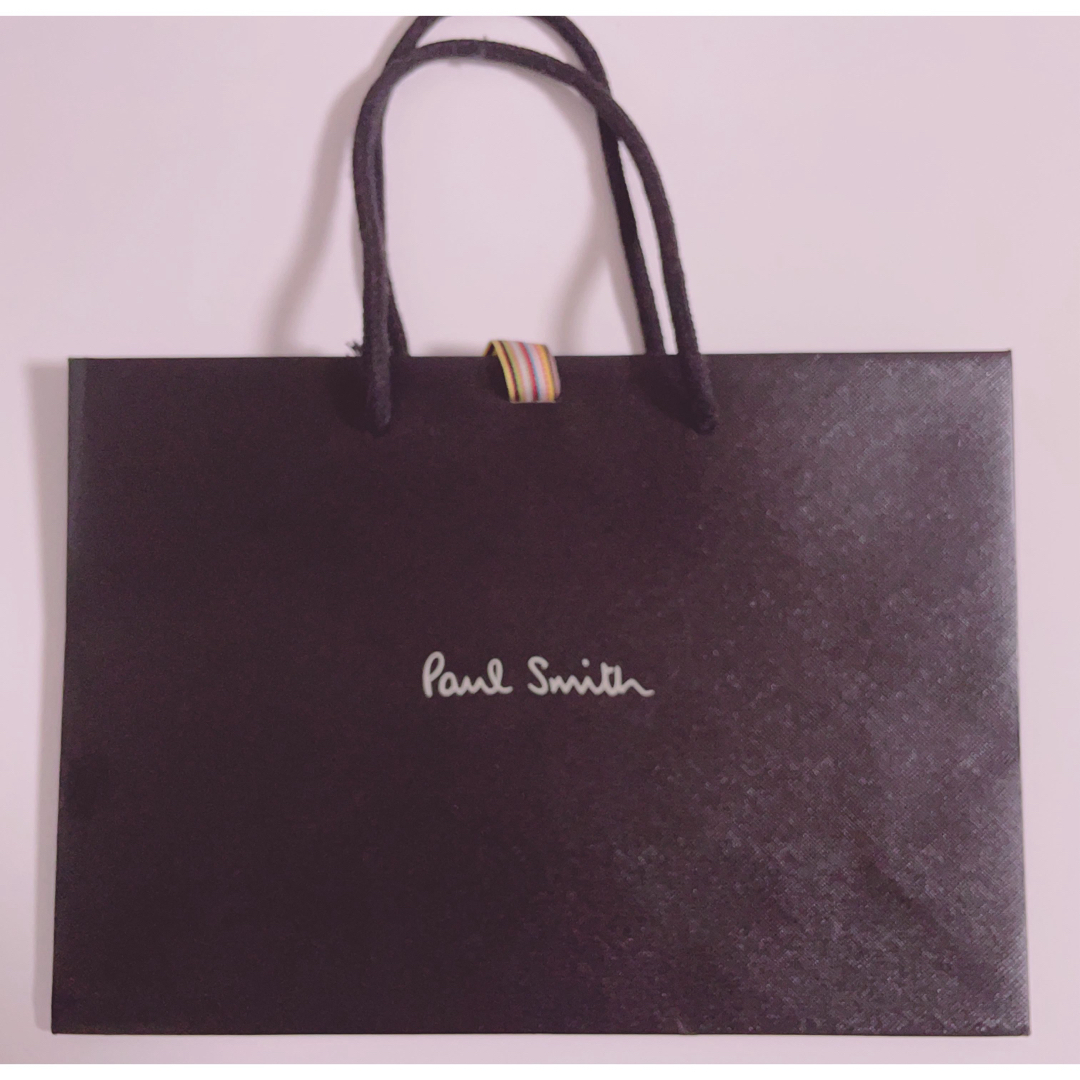 Paul Smith(ポールスミス)のPaul Smith 紙袋 ショッパー ブラック 黒 リボン レディースのバッグ(ショップ袋)の商品写真