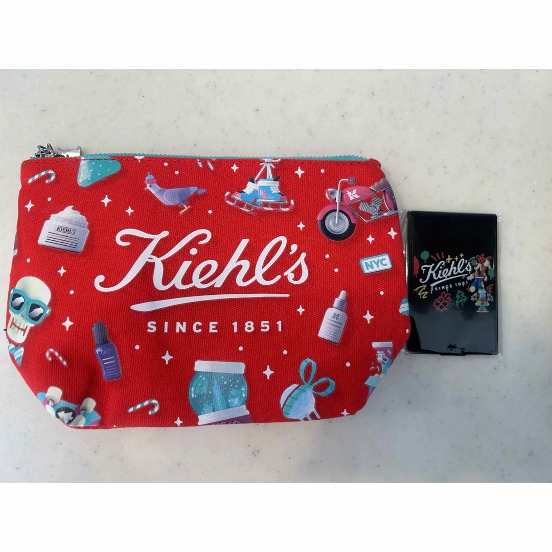 Kiehl's(キールズ)のKiehl's ノベルティポーチ+ミラー レディースのファッション小物(ポーチ)の商品写真