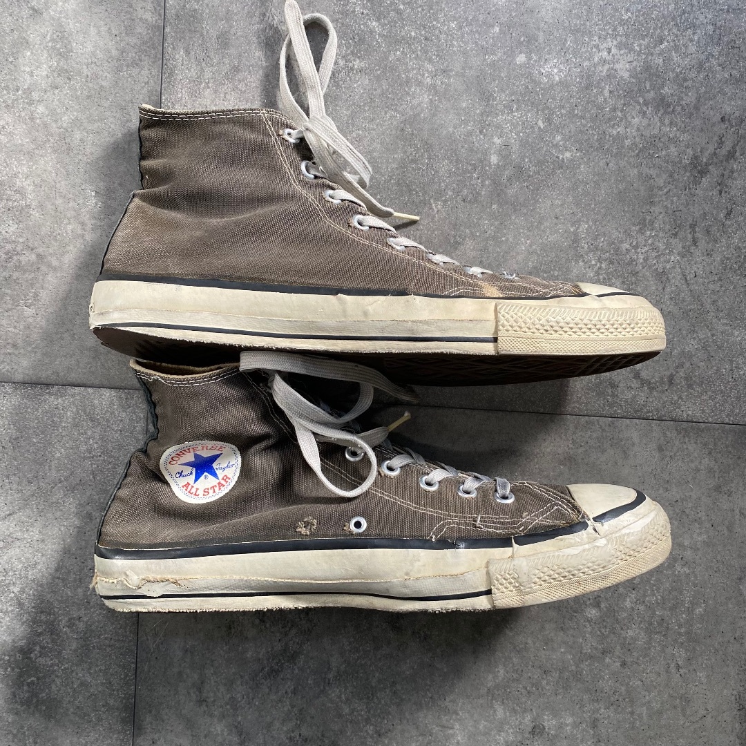 CONVERSE(コンバース)の80s コンバース オールスター USA製 ブラック/炭黒 13 メンズの靴/シューズ(スニーカー)の商品写真