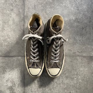 コンバース(CONVERSE)の80s コンバース オールスター USA製 ブラック/炭黒 13(スニーカー)