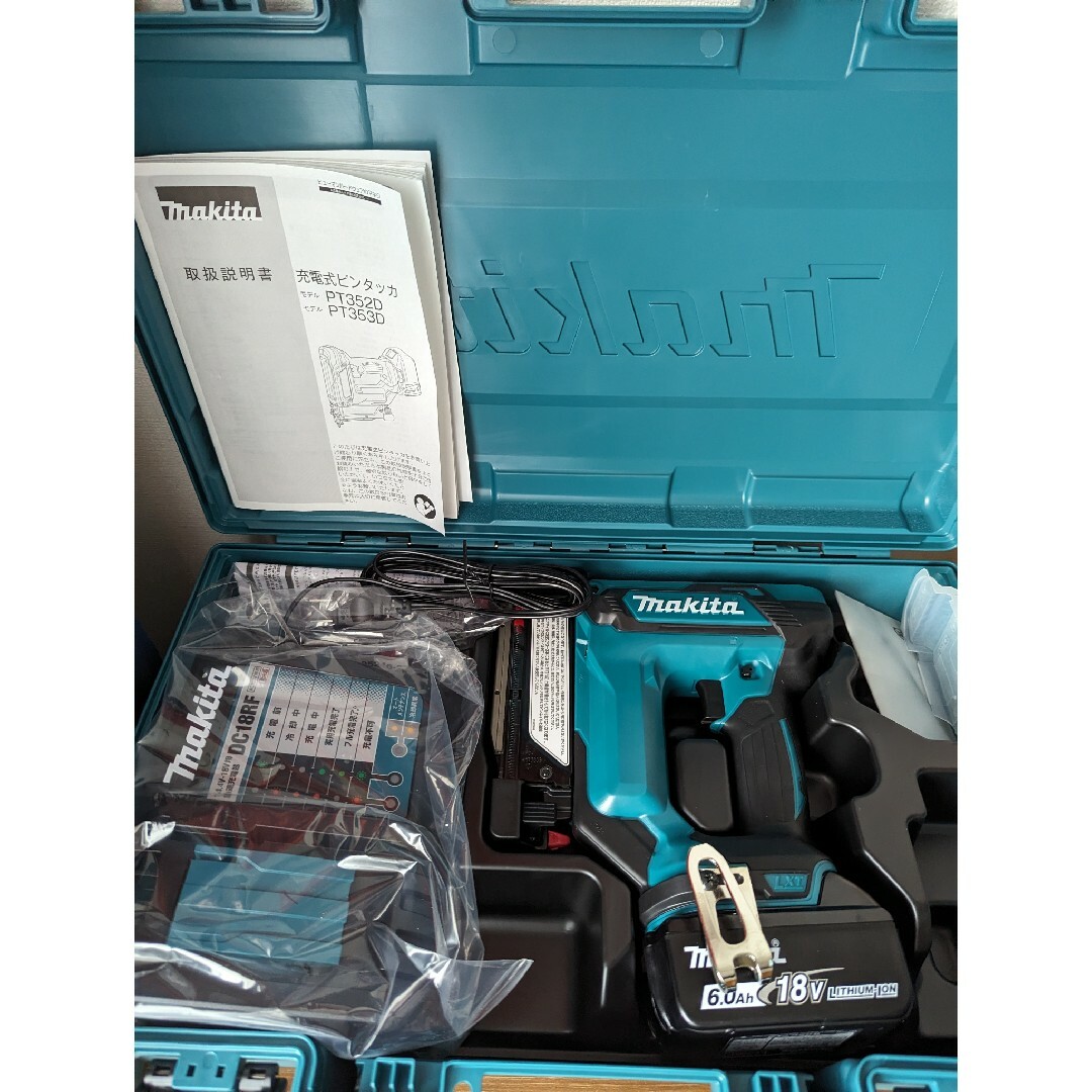 工具/メンテナンスマキタ(Makita) PT353DRG 充電式ピンタッカ 18V 6.0Ah