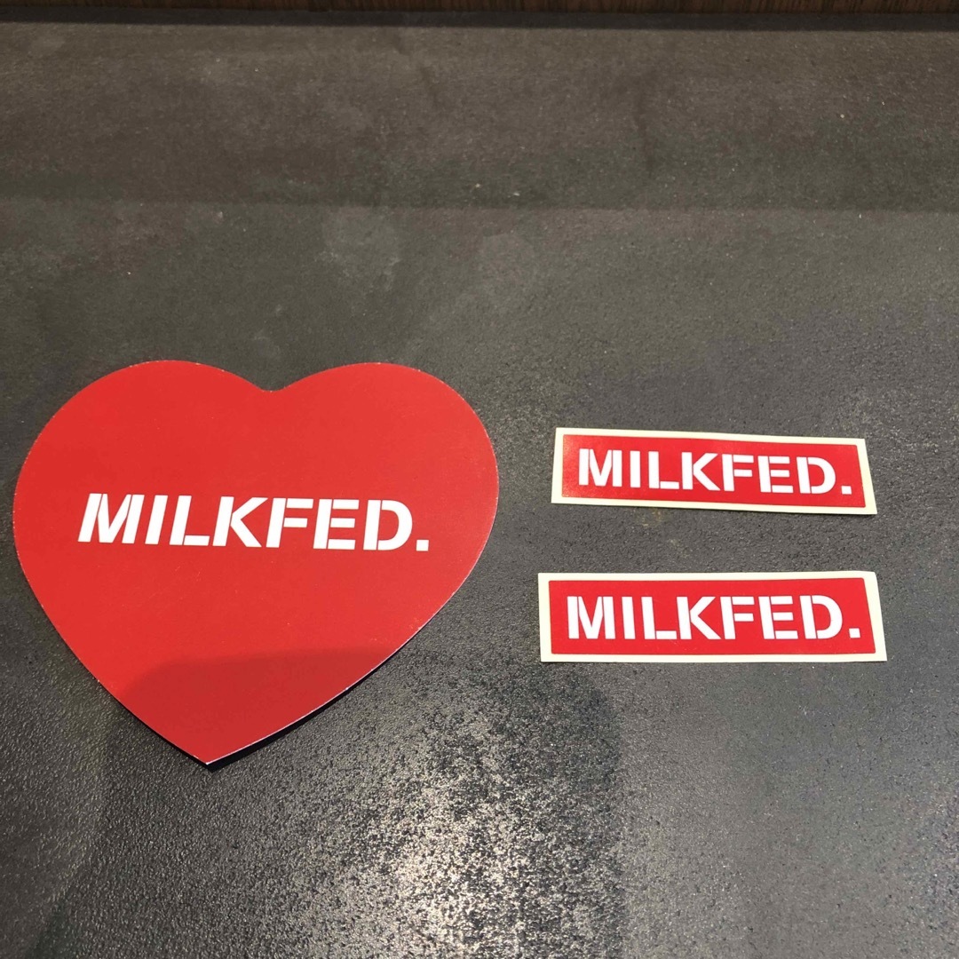 MILKFED.(ミルクフェド)のミルクフェド　ステッカー　3枚セット ハンドメイドの文具/ステーショナリー(しおり/ステッカー)の商品写真