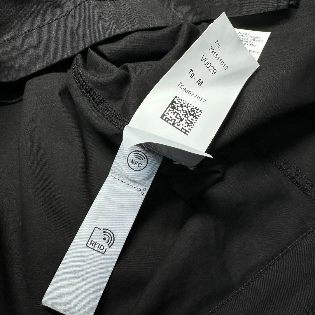 STONE ISLAND(ストーンアイランド)のストーンアイランド オーバーシャツ ジャケット ブラック Mサイズ メンズのトップス(シャツ)の商品写真