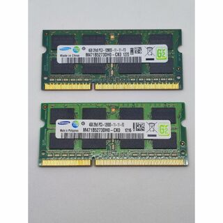 PC/タブレット10枚セット ノート用メモリ SAMSUNG 4GB DDR3L