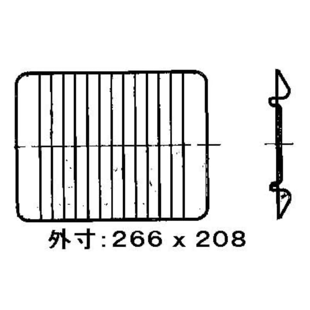 リンナイ ガステーブル専用部品 グリル焼き網 スマホ/家電/カメラの調理家電(調理機器)の商品写真