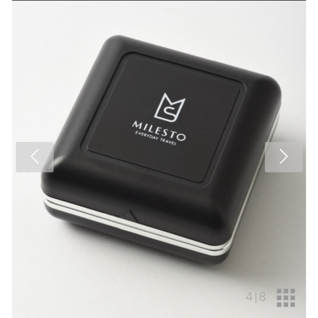 MILESTO(ミレスト)のミレスト トラベル用ミニアラームクロック MLS470-BK（ブラック） インテリア/住まい/日用品のインテリア小物(置時計)の商品写真