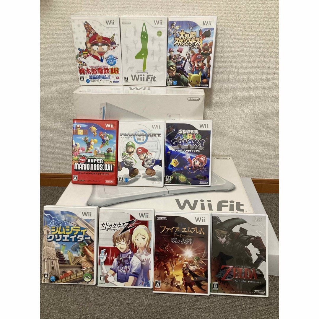 wii フルセット　リモコン2個付きシムシティ