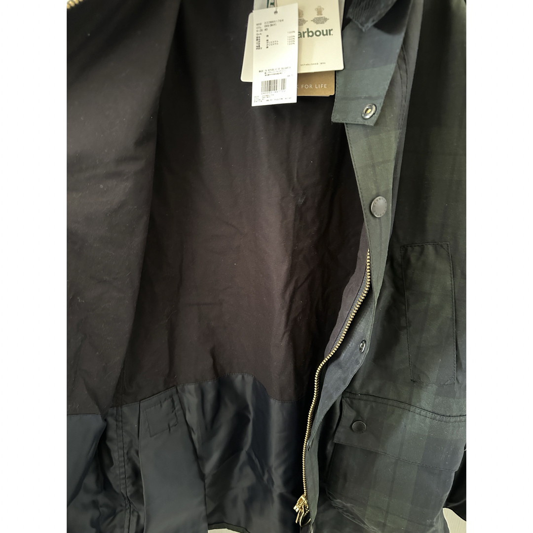 Barbour BEDALE ブラックウォッチ ワックス スリムフィット 40