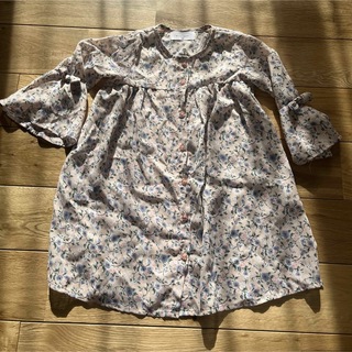 半袖 花柄 はおり 子供服 サイズ１００(Tシャツ/カットソー)