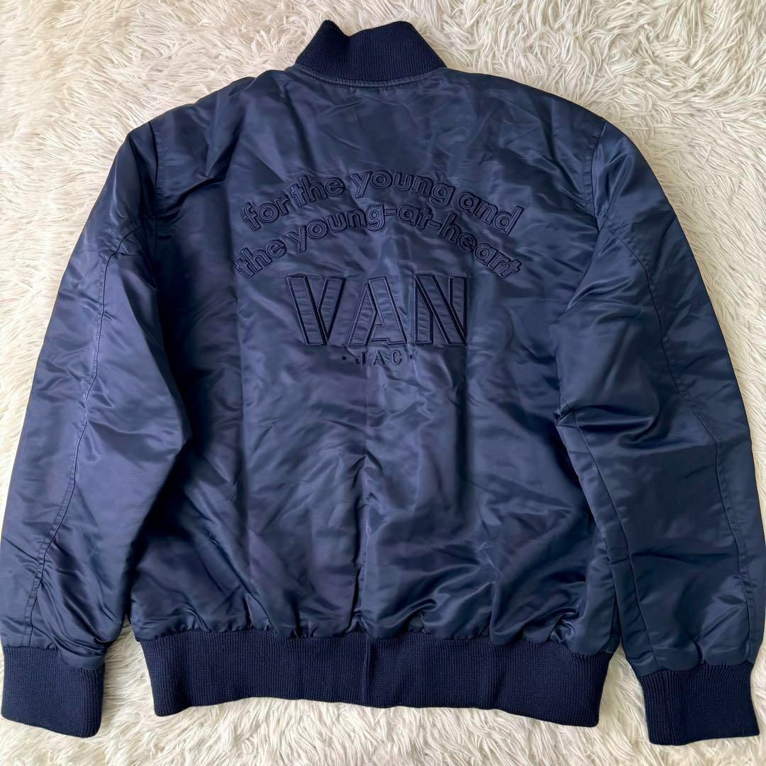 VAN Jacket - 新品 未使用品✨VAN JACKET スタジャン ネイビー ボア ...