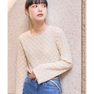 フリークスストア(FREAK'S STORE)のフラワーストレッチロンT(カットソー(長袖/七分))