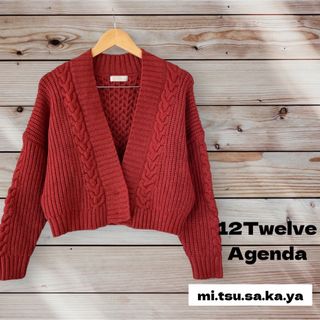 トゥエルブアジェンダ(12Twelve Agenda)のゆぼ様専用12Twelve Agend厚手カーディガンニットミドル丈セーター(カーディガン)