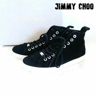 ジミーチュウ JIMMY CHOO ジミーチュウ OAKLAND スタースタッズ スニーカー メンズ 黒 43 43