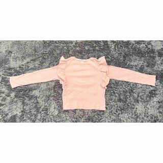 ザラキッズ(ZARA KIDS)のZARAKIDS  フリル付きセーター　140㎝　ピンク(ニット)