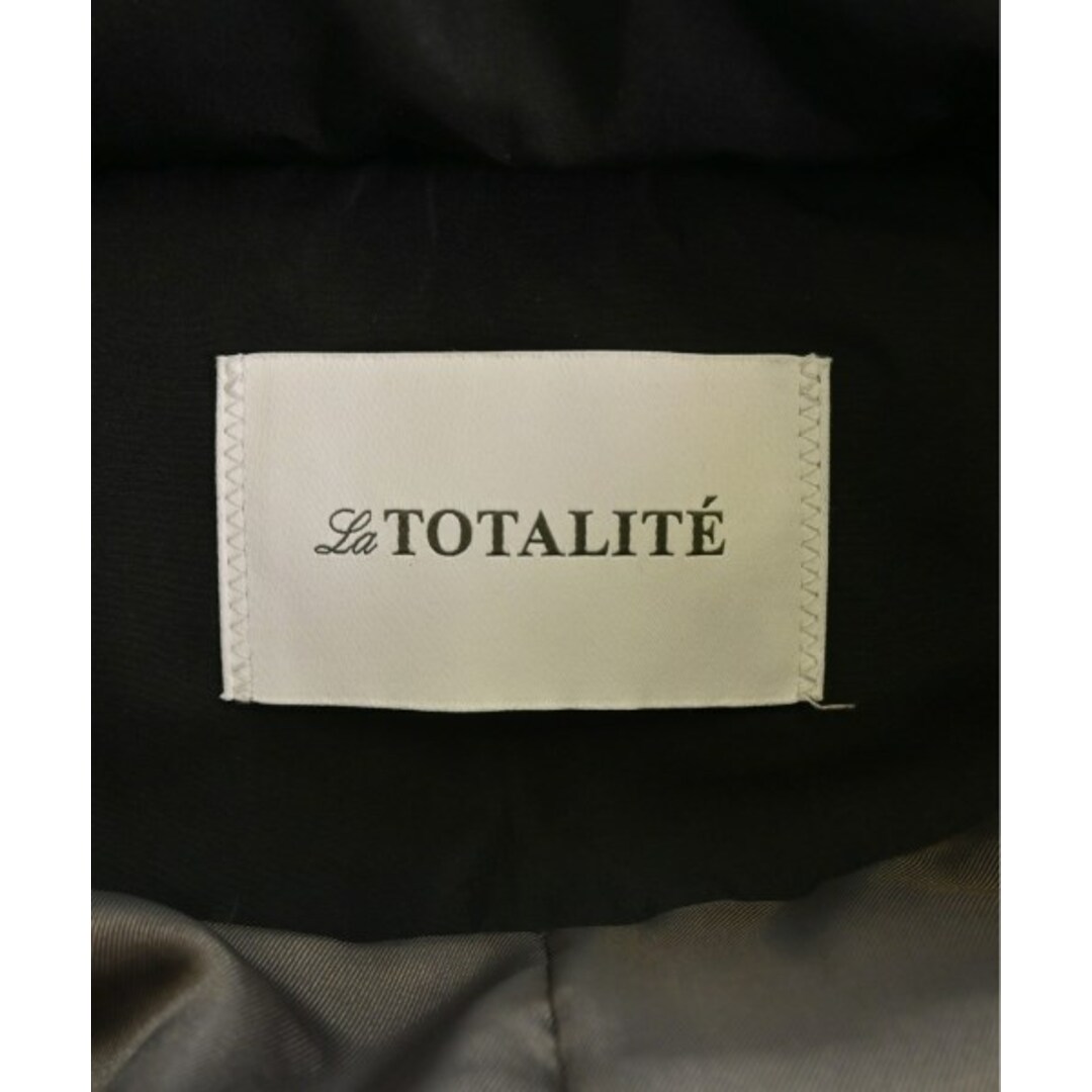 La TOTALITE(ラトータリテ)のLa TOTALITE ラトータリテ ダウンコート 38(M位) 黒 【古着】【中古】 レディースのジャケット/アウター(ダウンコート)の商品写真