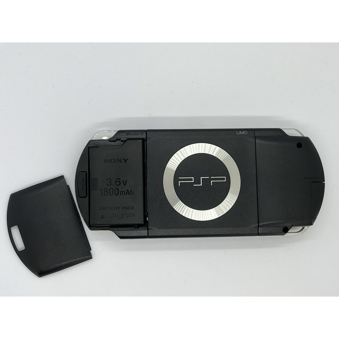 動作品】【美品】PSP本体+充電器+専用ポーチ+メモリースティック