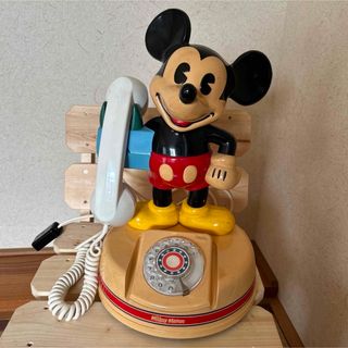 ディズニー(Disney)のさとし様専用！ミッキー電話機　神田工業　インテリア(キャラクターグッズ)