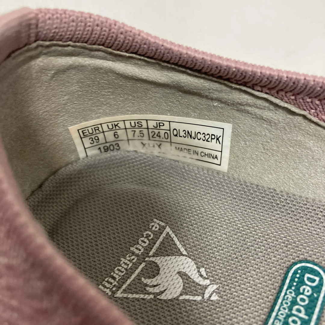 le coq sportif(ルコックスポルティフ)のルコックスポルティフ　レディース　スニーカー 24センチ レディースの靴/シューズ(スニーカー)の商品写真