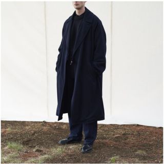 COMOLI - COMOLI コモリ 17AW ウール中綿タイロッケンコート/2