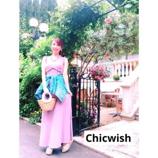 シックウィッシュ(Chicwish)のJUST3000円‼️かわいい🌸Chicwish🌸フリルロングワンピース(ロングワンピース/マキシワンピース)