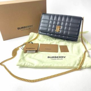 バーバリー(BURBERRY)の新品 定価16万 Burberry ローラクラッチ ショルダーバッグ ラムスキン(ショルダーバッグ)