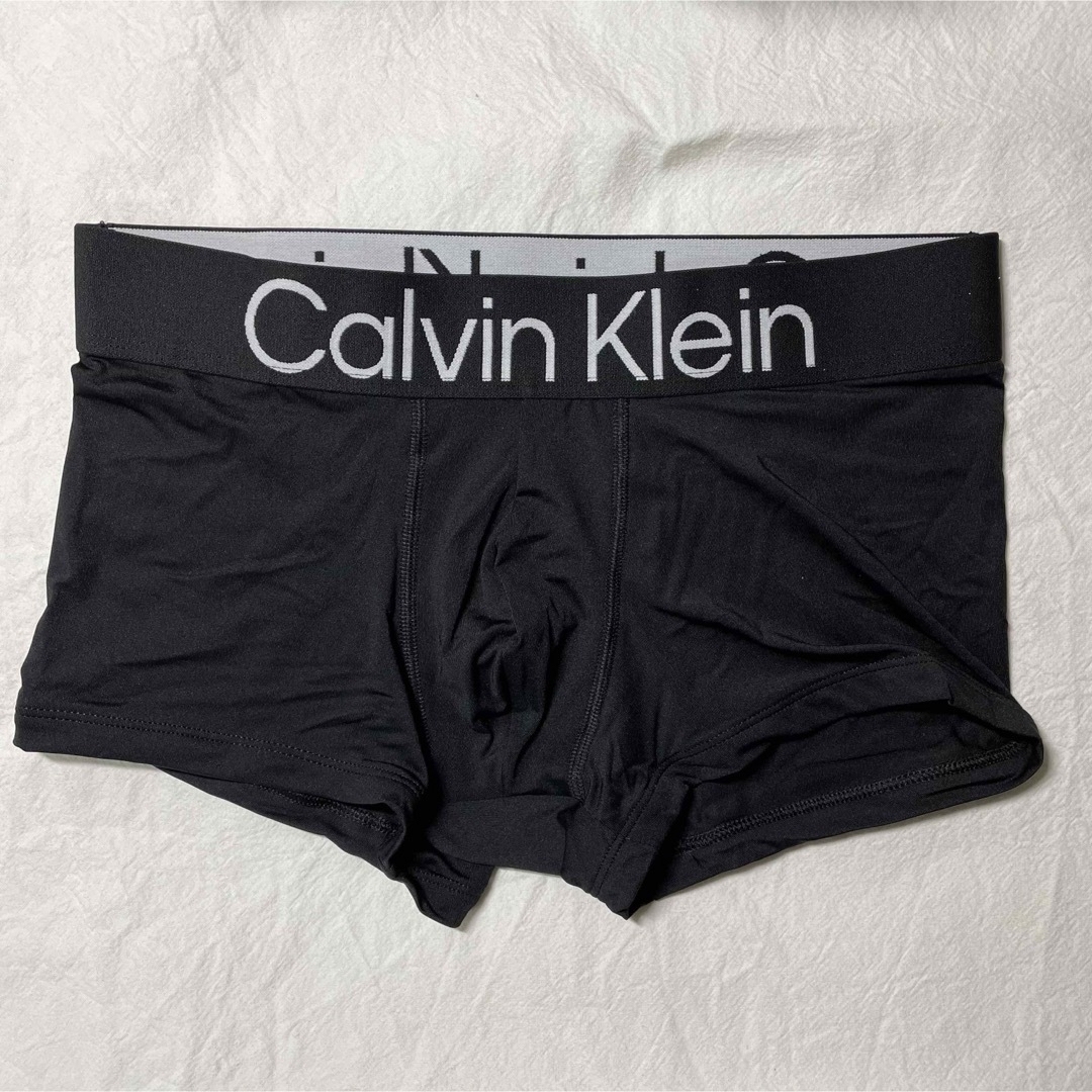 Calvin Klein(カルバンクライン)の新品 カルバンクライン　ボクサーパンツ ローライズ　ブラック　S メンズのアンダーウェア(ボクサーパンツ)の商品写真