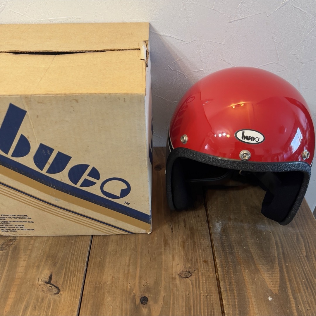 TOYS McCOY(トイズマッコイ)のデットストック　ブコ buco 1977年製　ビンテージ　サイズM 58cm 自動車/バイクのバイク(ヘルメット/シールド)の商品写真