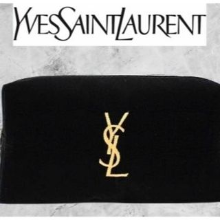 イヴサンローラン(Yves Saint Laurent)のイヴサンローラン ムック本付録 ロゴ刺繍ポーチ(ポーチ)